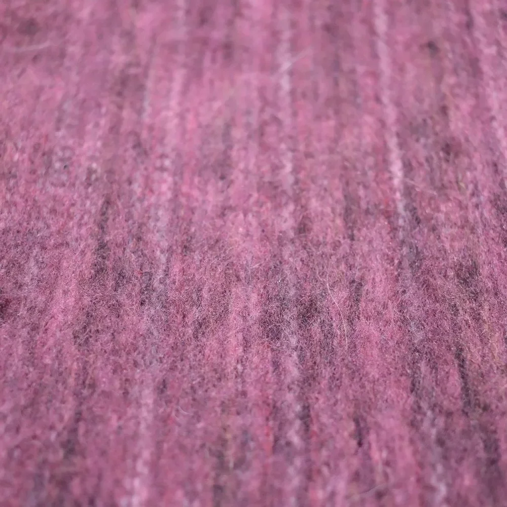 Highlander Alpaca Purple Oversized Blanket Scarf Wrap Throw Huge 27x78
